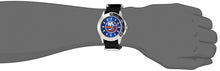 Game Time Men's 'Starter'  Metal and Nylon Quartz Analog Watch, Color:Black (Model: NHL-STA-NYI)