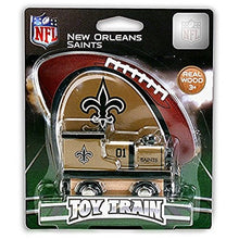 NFL Licensed New Orleans Saints Wood Toy Train
