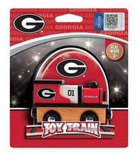 NCAA Licensed Georgia Bulldogs Wood Toy Train