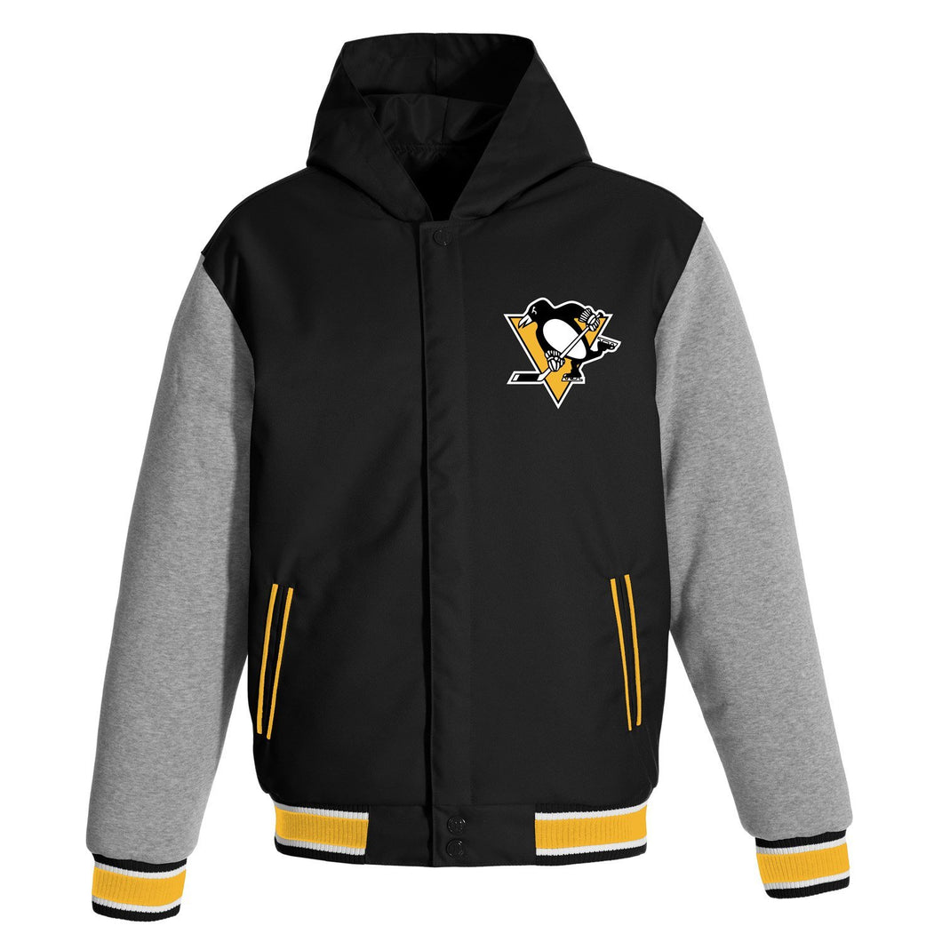 Mens Pittsburgh Penguins 2016 Stanley Cup Champions Reversible Jacket Medium