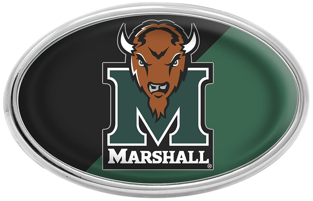 NCAA Marshall Thundering Herd Chrome Auto Emblem