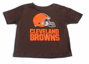 Toddler Boys Graphic Tee Shirt-Cleveland Browns 4T