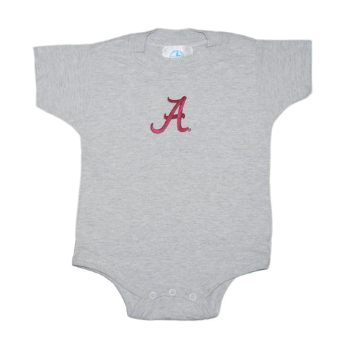 Alabama Crimson Tide Bodysuit - 24 Months - Ash