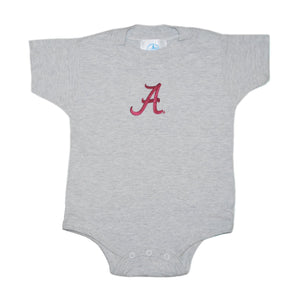 Alabama Crimson Tide Bodysuit - 24 Months - Ash