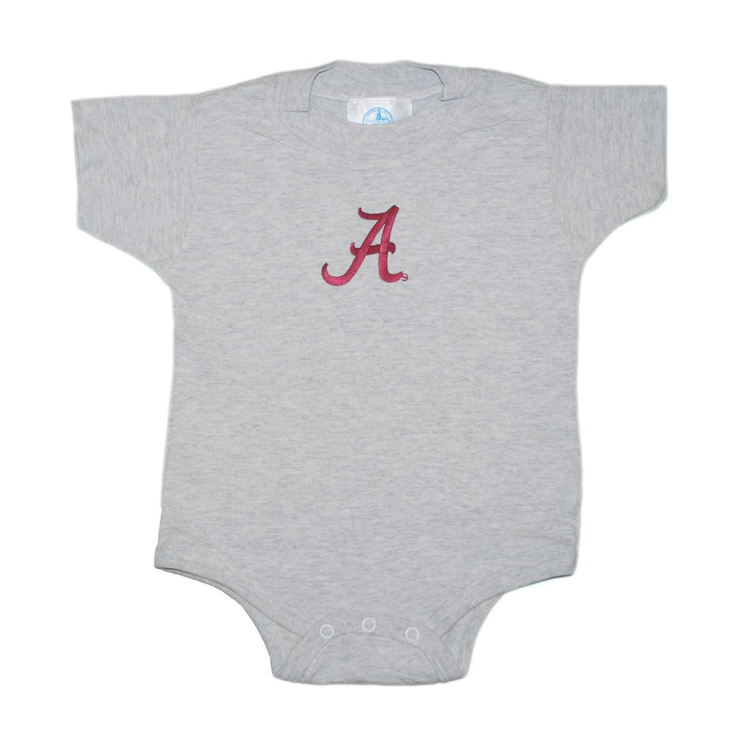 Alabama Crimson Tide Bodysuit - 24 Months - Ash