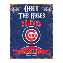 Party Animal MLB Embossed Metal Vintage Pub Signs