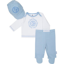 NFL Boys Lap Shoulder Top, Footed Pant & Cap Set (3 Piece)
