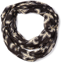 NFL New Orleans Saints Team Logo Infinity Scarf, Black