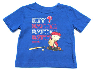Peanuts Toddler Boys Graphic Tee-Shirt-Philadelphia PhilliesSize