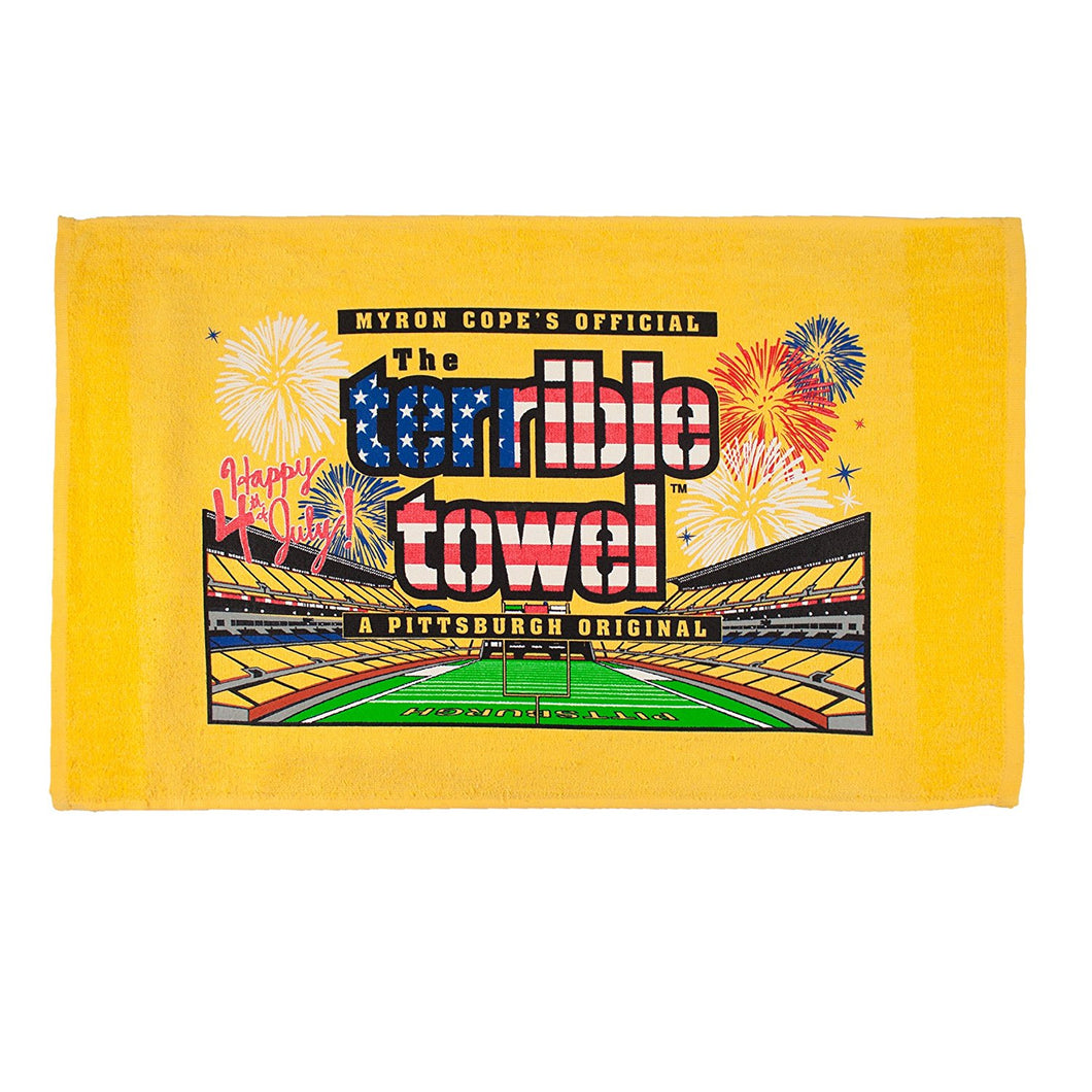 NFL Pittsburgh Steelers 4th of July Terrible Towel, Gold