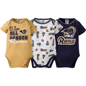 2016 Gerber Baby Boys St Louis Rams 3 Pack Bodysuits 6/12 Months