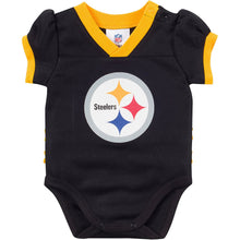 Pittsburgh Steelers Baby Girl Dazzle Body Suit - 0/3 Months
