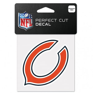 Chicago Bears Perfect Cut Color Decal 4" X 4"