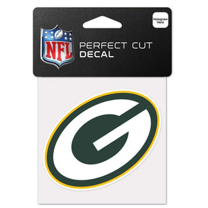Green Bay Packers Perfect Cut Color Decal 4" X 4"