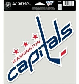 Washington Capitals Die-cut Decal - 8''x8'' Color by Hall of Fame Memorabilia
