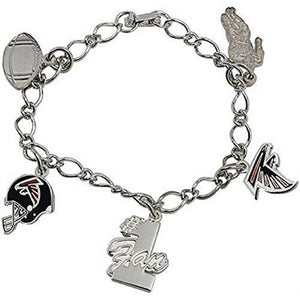 Atlanta Falcons 5 Charm Bracelet