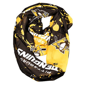 NHL Pittsburgh Penguins Silky Infity Spatter Scarf