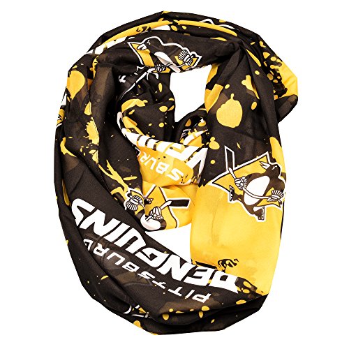 NHL Pittsburgh Penguins Silky Infity Spatter Scarf